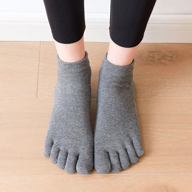 Flex Grip: Women's Yoga Toe Socks