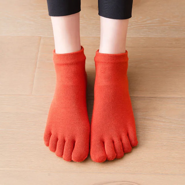 Flex Grip: Women's Yoga Toe Socks