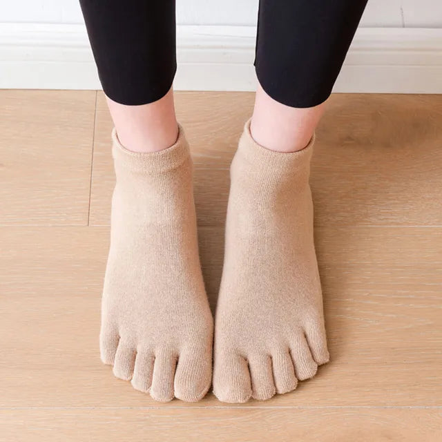 Flex Grip: Women's Yoga Toe Socks