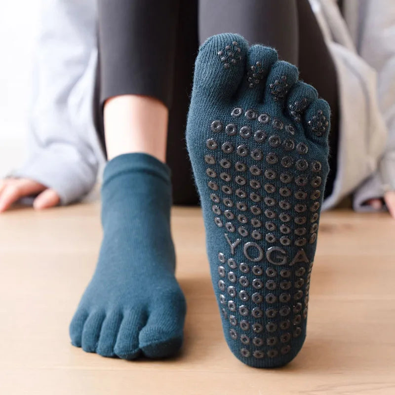 Flex Grip: Women's Yoga Toe Socks