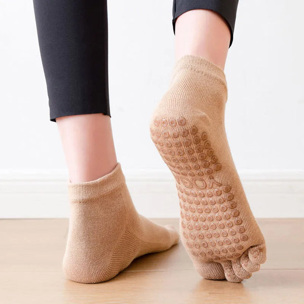 Flex Grip: Women's Yoga Toe Socks