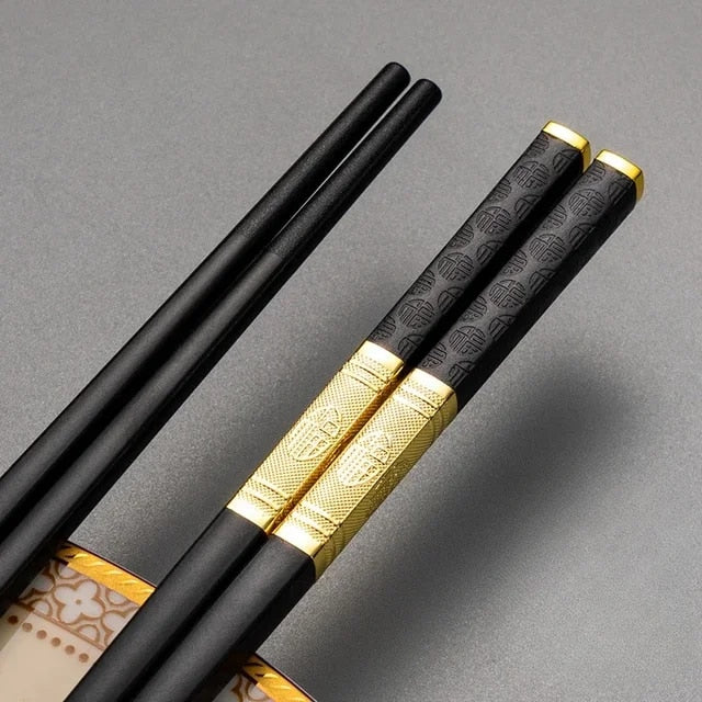 reusable metal chopsticks set