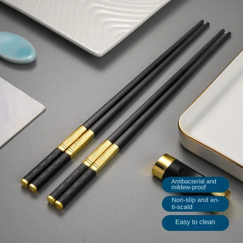 reusable metal chopsticks set