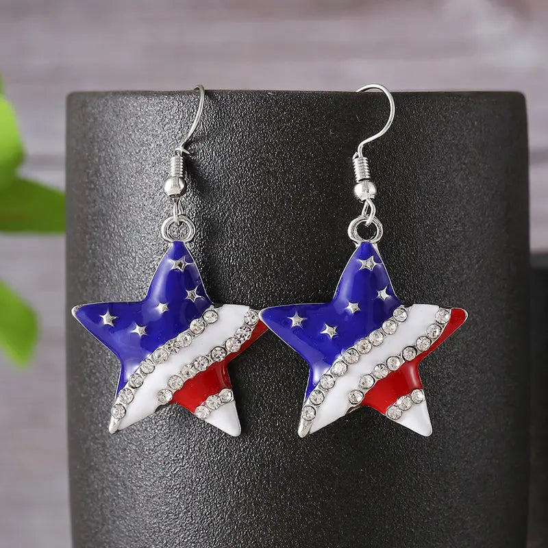 Liberty Star Leaf Earrings