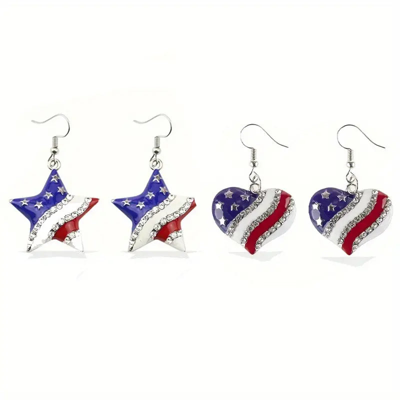 Liberty Star Leaf Earrings