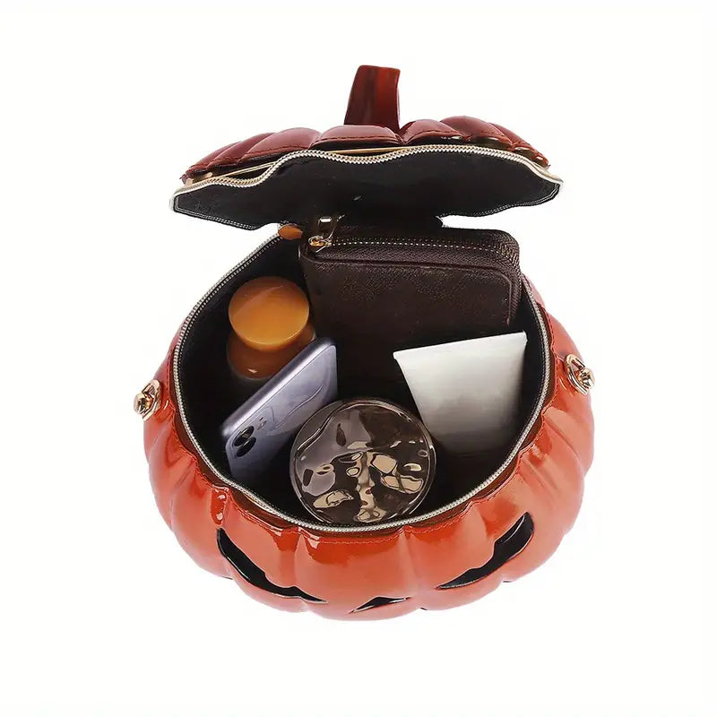 Pumpkin Chic Crossbody Bag