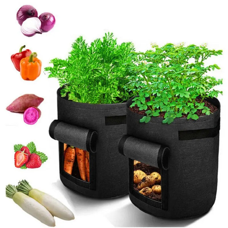 SpudSow: Deluxe Felt Planting Bag