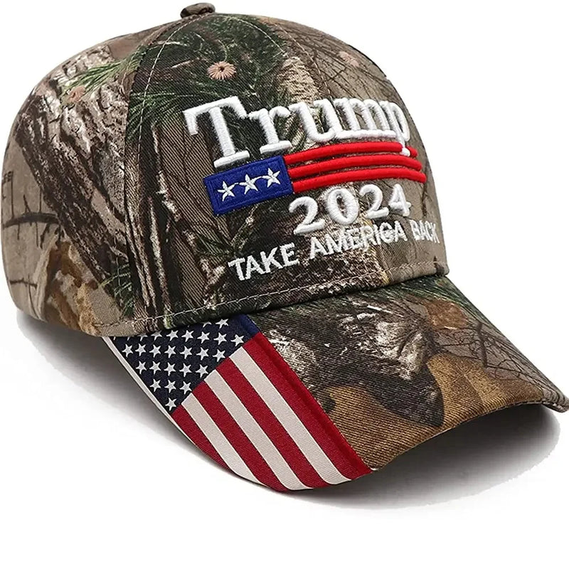 Patriotic Trump 2024 Baseball Cap