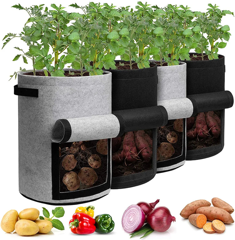 SpudSow: Deluxe Felt Planting Bag