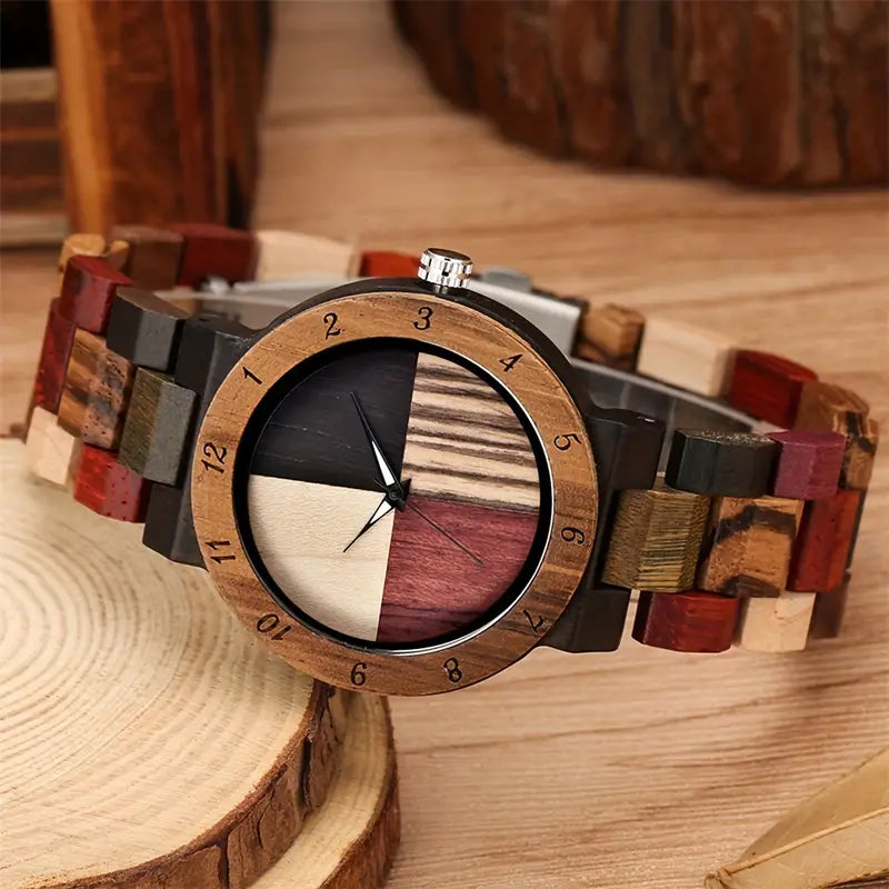 Timber Elegance: Luxury Wood Wristwatch