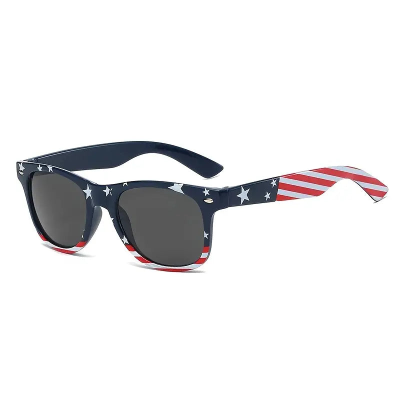 Patriotic Party Shades: USA Flag Sunglasses