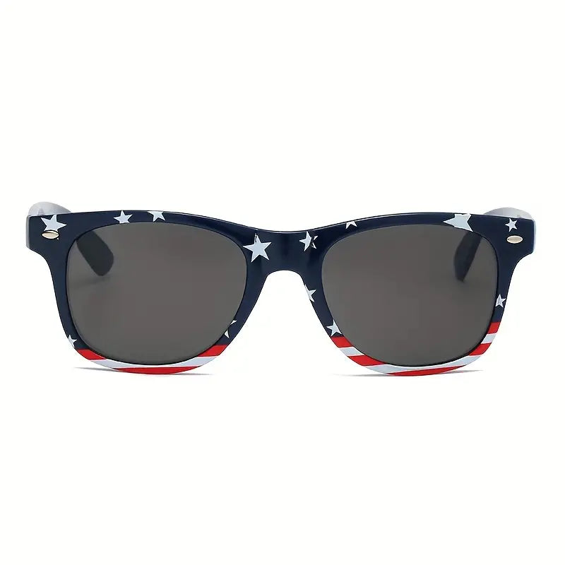 Patriotic Party Shades: USA Flag Sunglasses