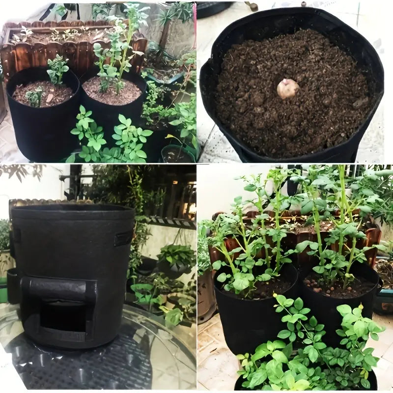 SpudSow: Deluxe Felt Planting Bag