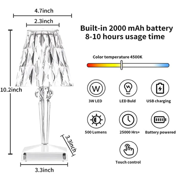 Diamond Table Lamp