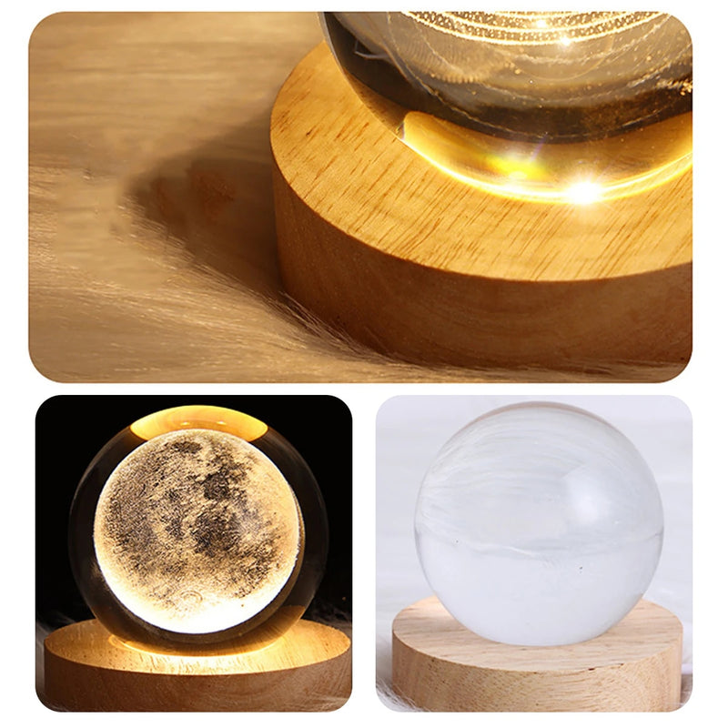 Galactic Dreams Crystal Ball Night Light