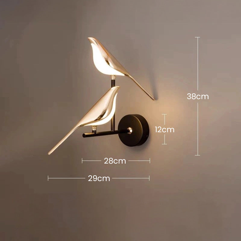 Modern Led Art Design Bird Wall Light