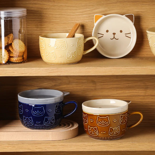 Cartoon Cat Coffee Mug