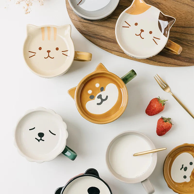 Cartoon Cat Coffee Mug