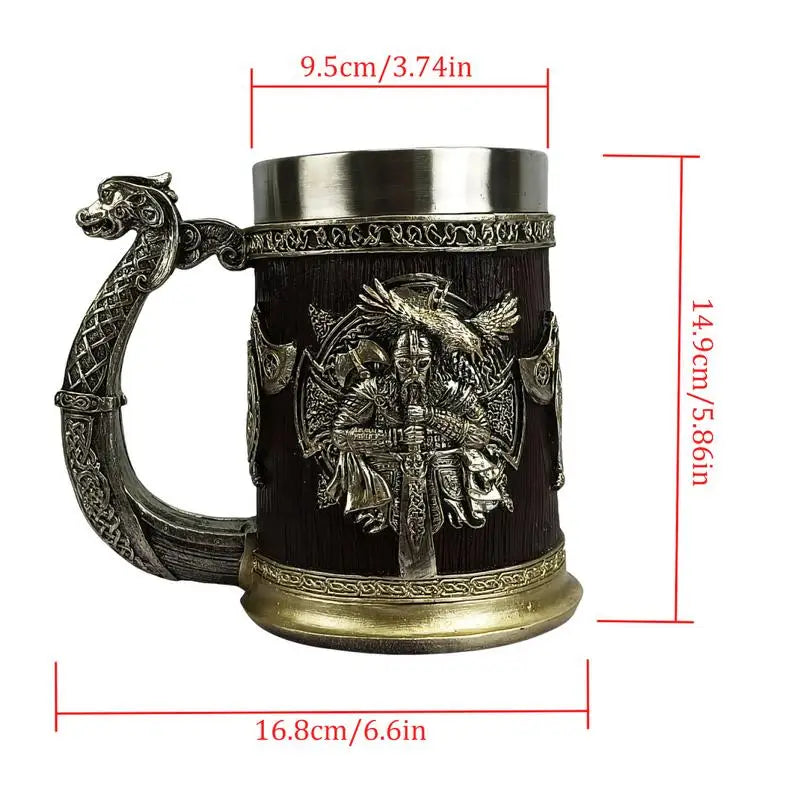 Viking Warrior Medieval Tankard