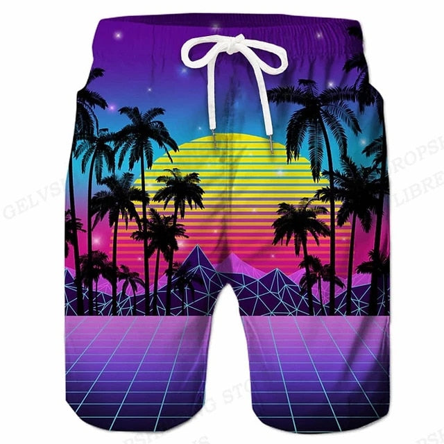 Ocean Wave Swim Shorts