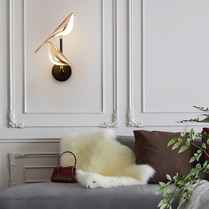 Modern Led Art Design Bird Wall Light