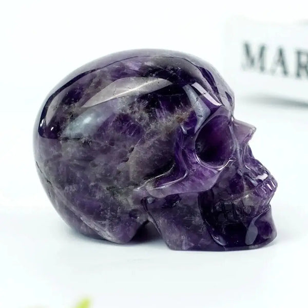 Ecliptic Amethyst Skull Healer