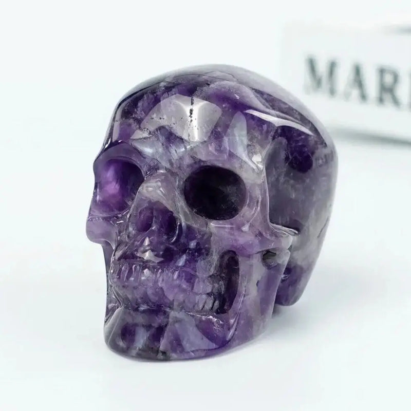 Ecliptic Amethyst Skull Healer