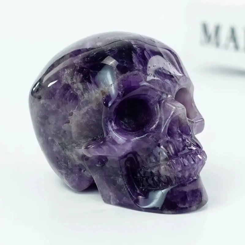 Ecliptic Amethyst Skull Healer