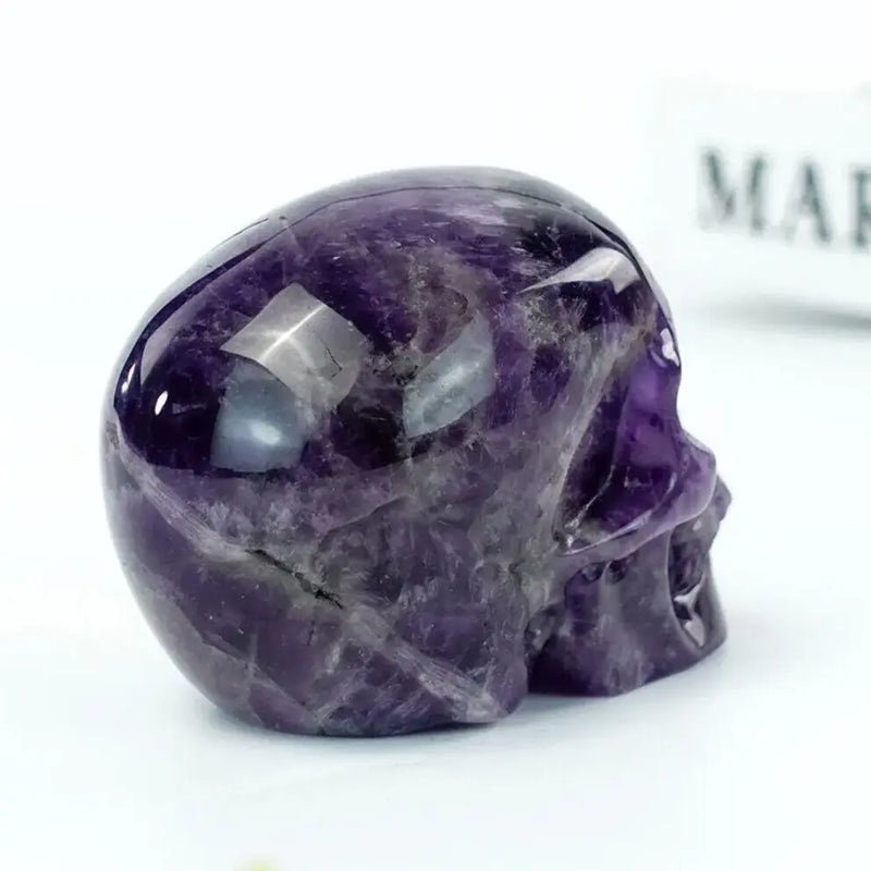 Ecliptic Amethyst Skull Healer