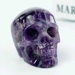 Ecliptic Amethyst Skull Healer