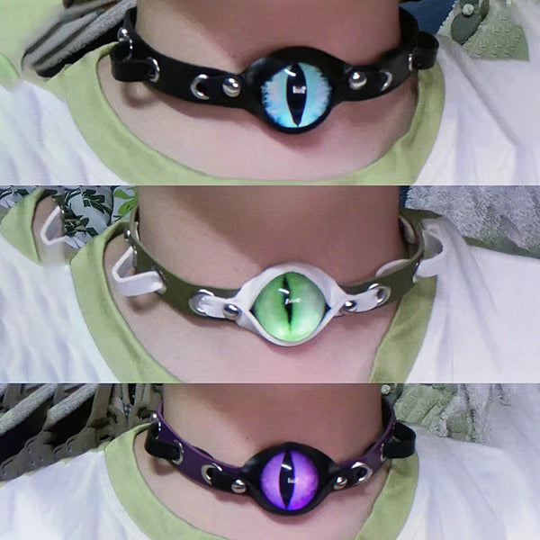 Punk Evil Eye Choker