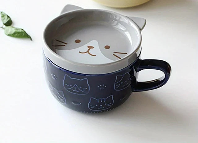 Cartoon Cat Coffee Mug