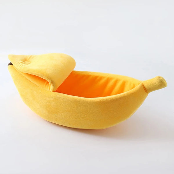 Cozy Banana Cat Bed