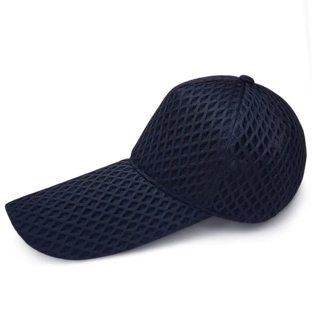 Oversize Mesh Sunshade Cap