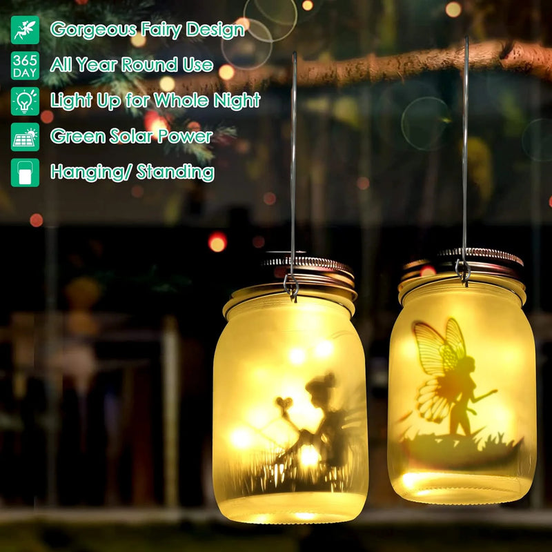 Solar Firefly Glow Jar