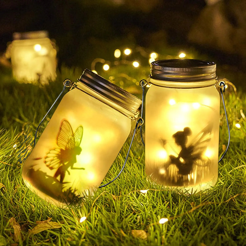 Solar Firefly Glow Jar