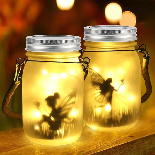 Solar Firefly Glow Jar