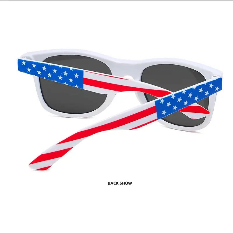 Patriotic Party Shades: USA Flag Sunglasses