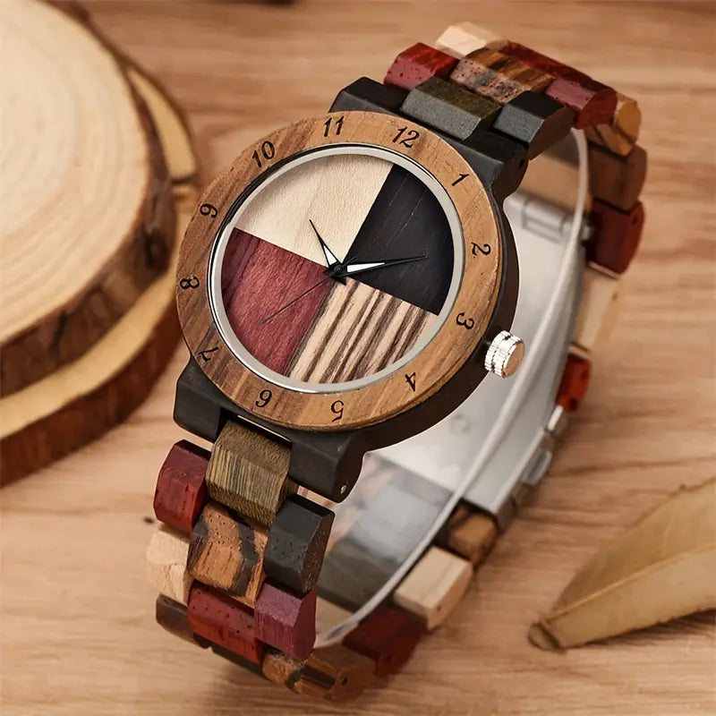 Timber Elegance: Luxury Wood Wristwatch