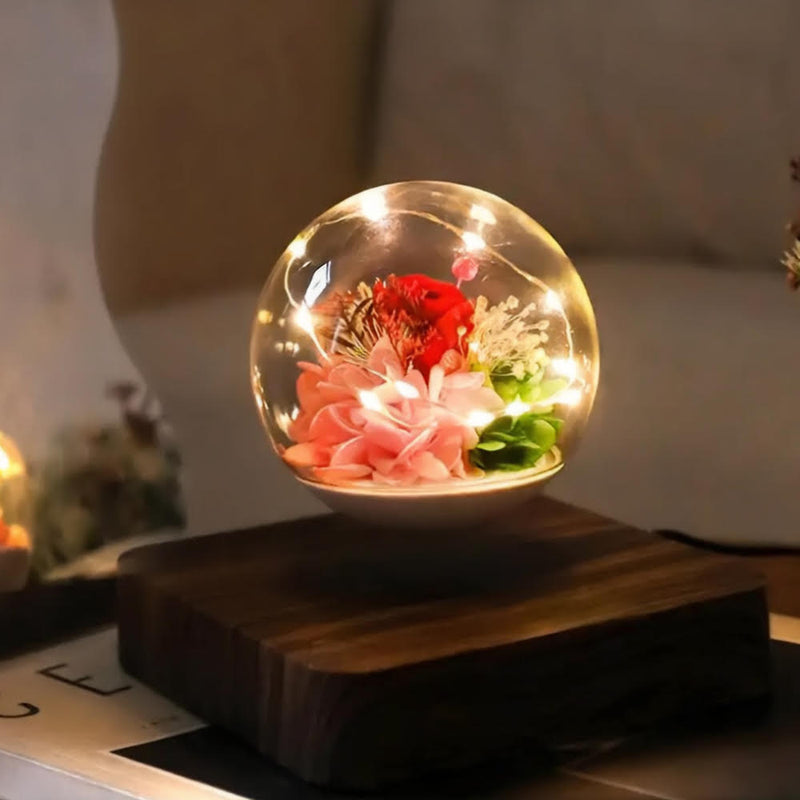 Eternal Blossom Magnetic Levitating Flower Lamp