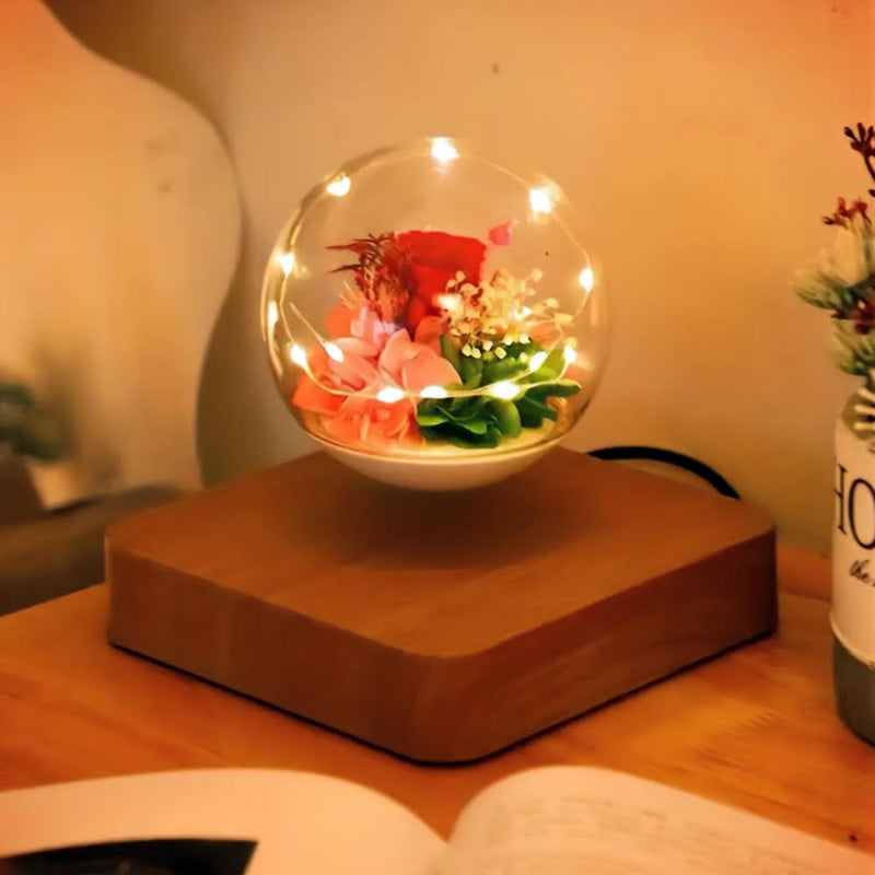 Eternal Blossom Magnetic Levitating Flower Lamp