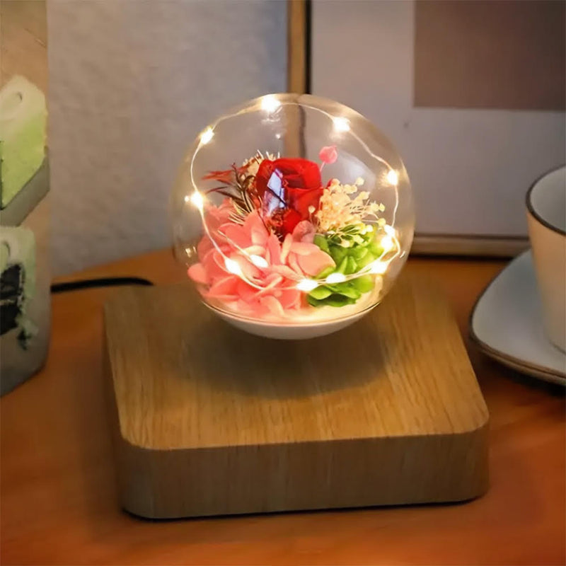 Eternal Blossom Magnetic Levitating Flower Lamp